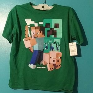 " Minecraft" youth tee shirt size 8 M NWT
